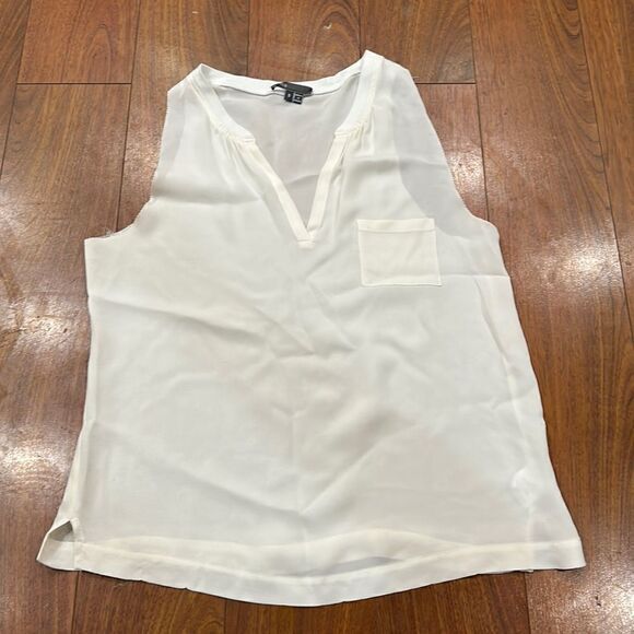 Vince Cream Silk Tank Size Small - Picture 1 of 4